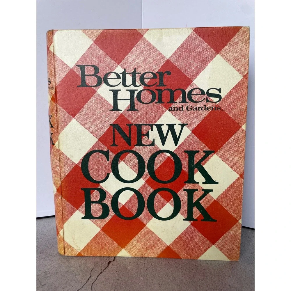 Better Homes and Gardens New Cook Book Red Plaid Binder Good Vintage Recipes